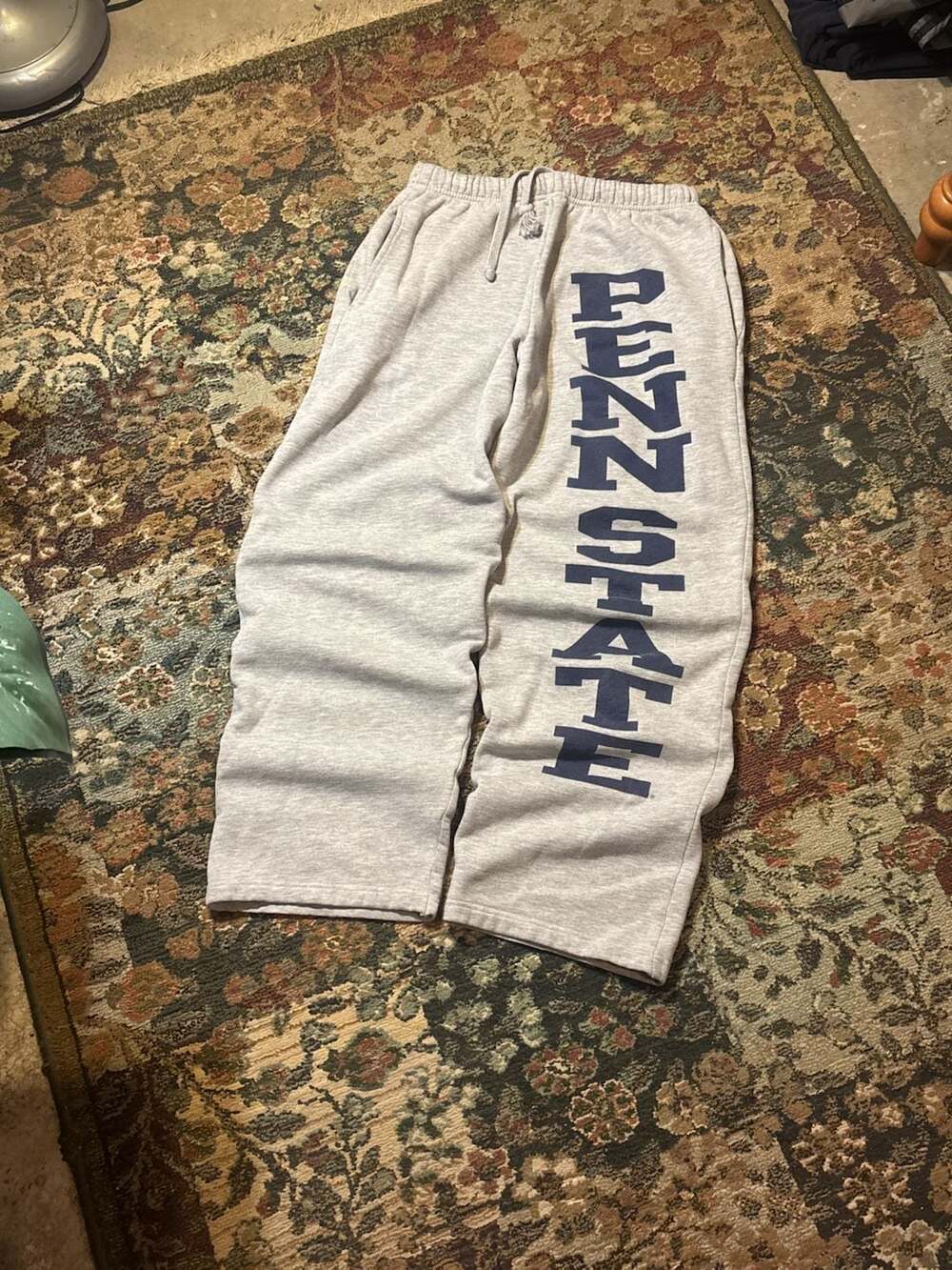 TCX Apparel Penn State Nittany Lions Grey Drawstring Sweatpants Size M